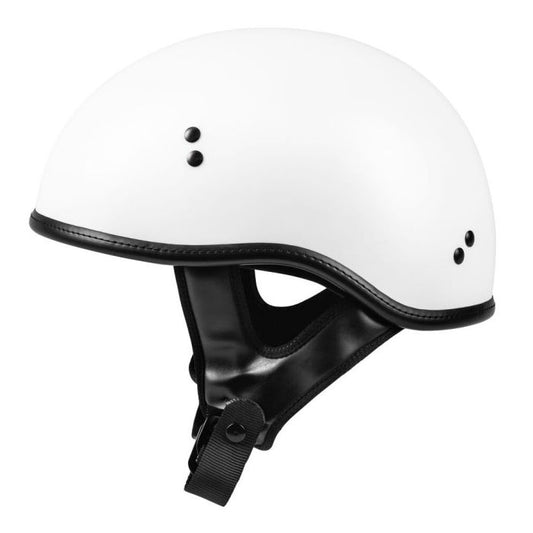.357 Solid Half Helmet - Matte White — alternate product photo