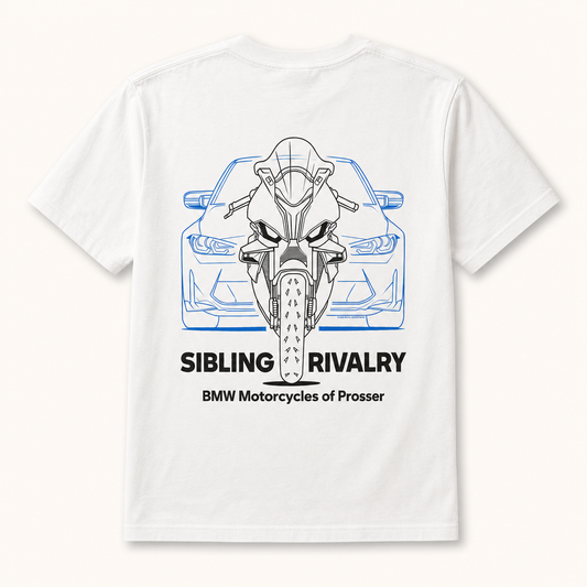 BMW Sibling Rivalry Tee - White