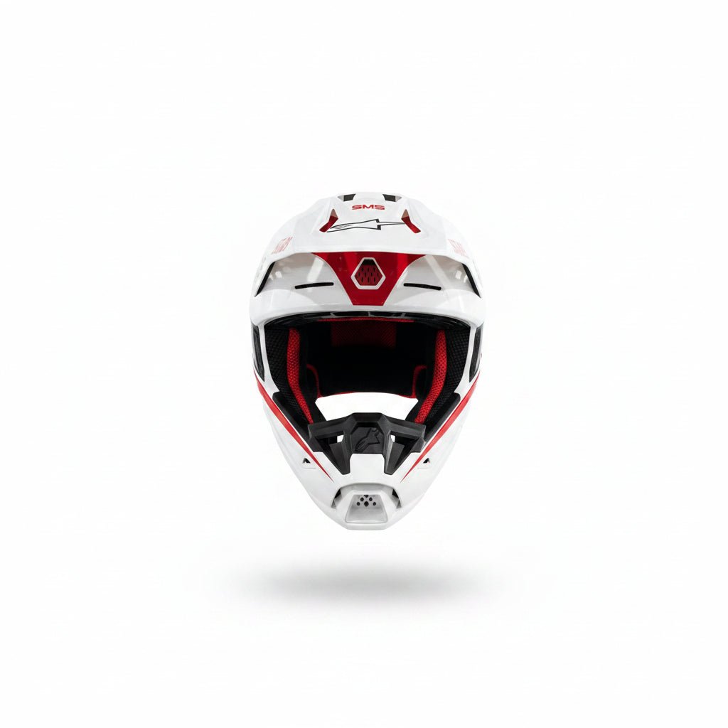 HELMET BOND WT/RD 2X - Desert Valley Powersports
