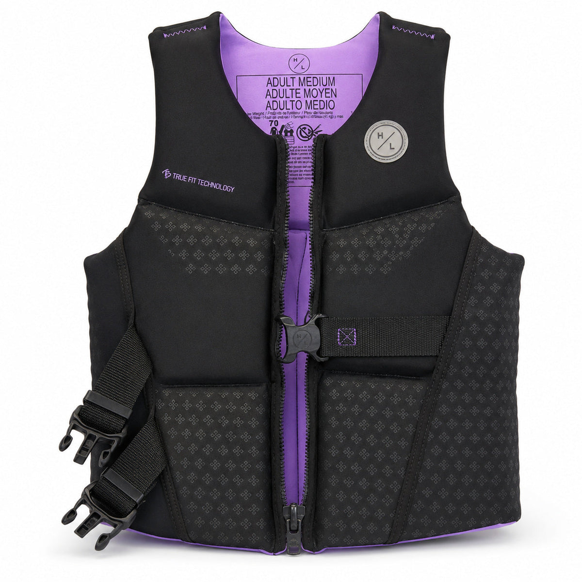 Hyperlite Women's Ambition CGA Life Jacket — Purple/Black - Medium — front view