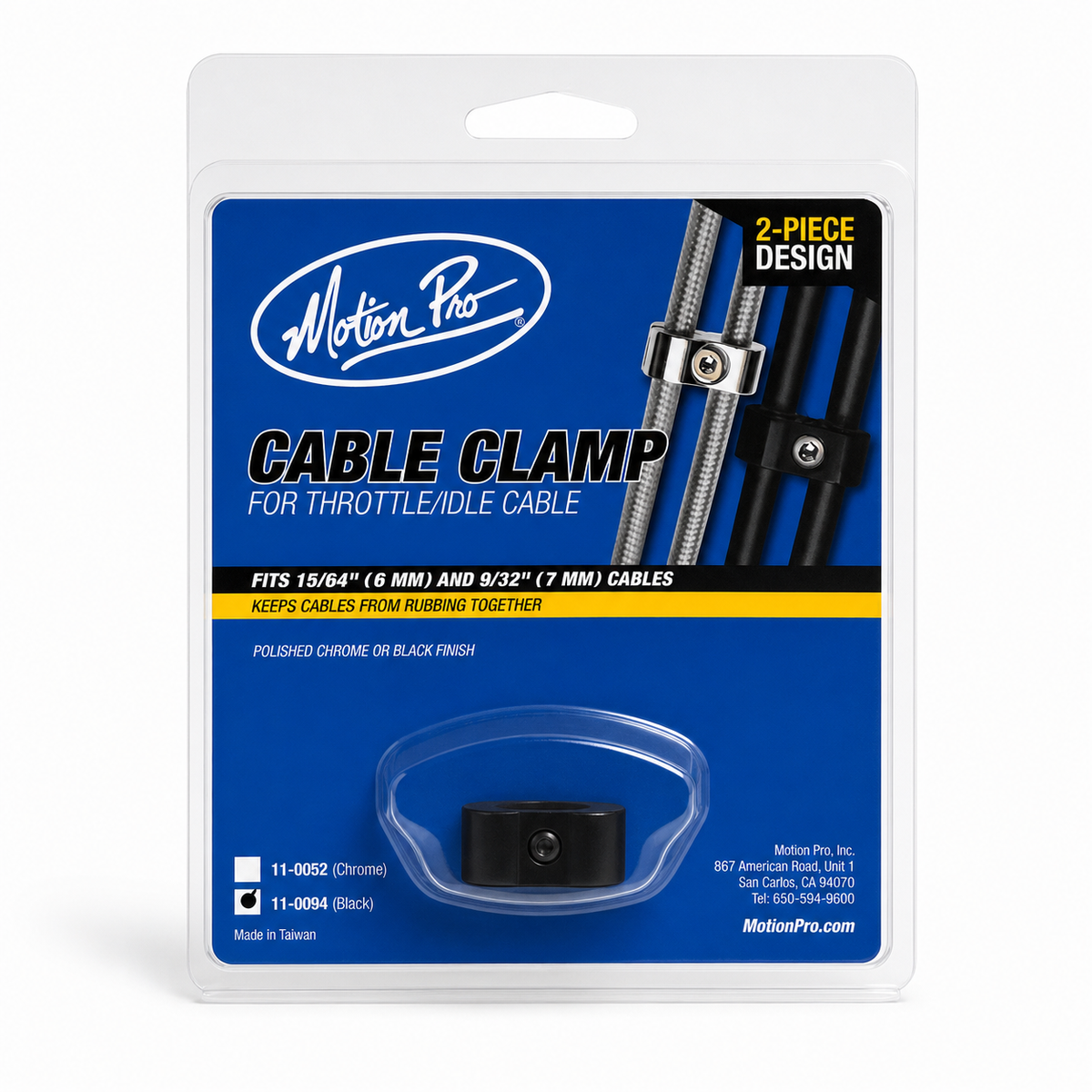 THROTTLE/IDLE CABLE CLAMP MP B — studio product photo