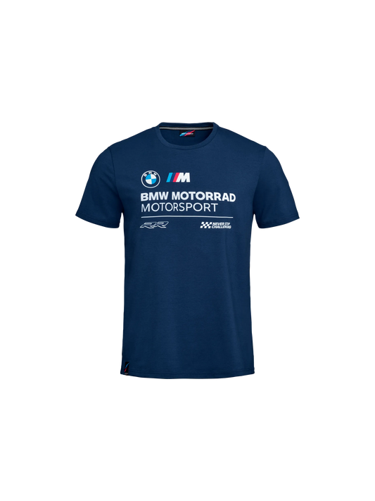 BMW Motorrad M Logo Motorsport T-Shirt - Navy