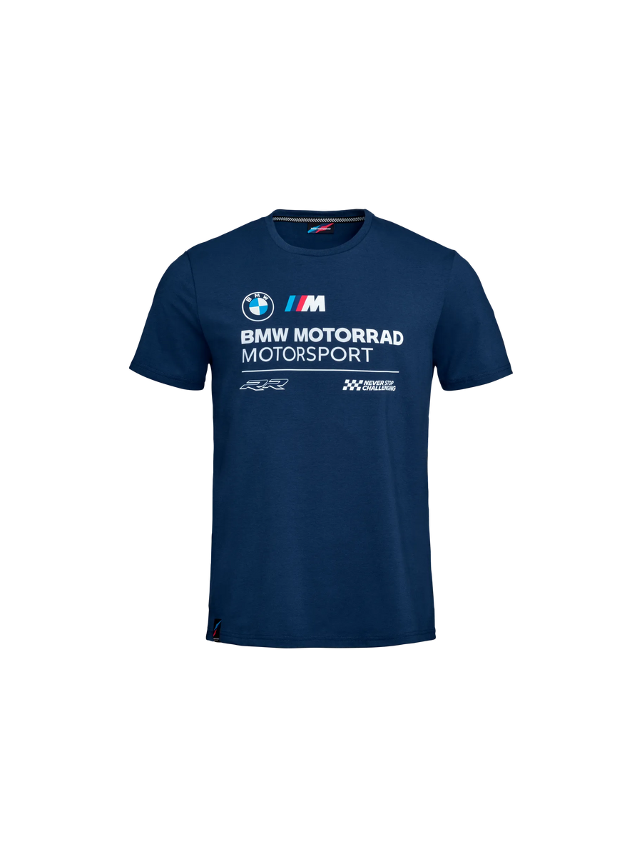 BMW Motorrad M Logo Motorsport T-Shirt - Navy