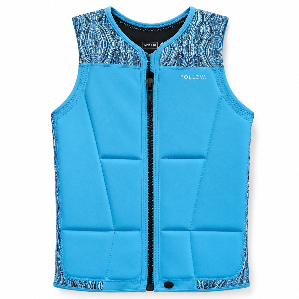 Follow Harmony Women's Impact Vest — Aqua - MDD — front view