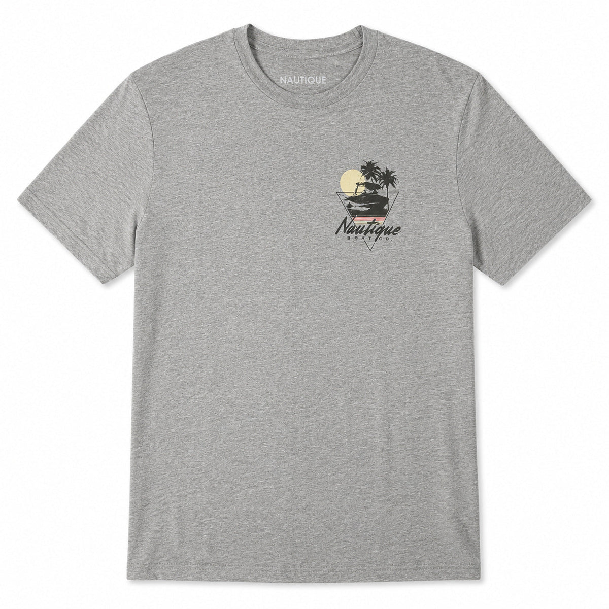 Nautique Glow Tee — Gray - Medium — front view