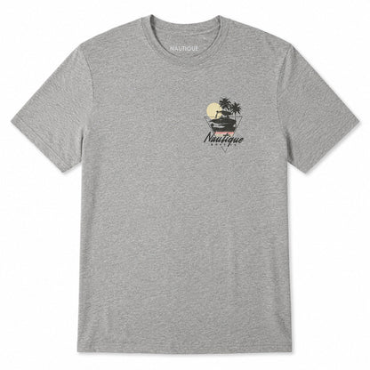 Nautique Glow Tee — Gray - Medium — front view