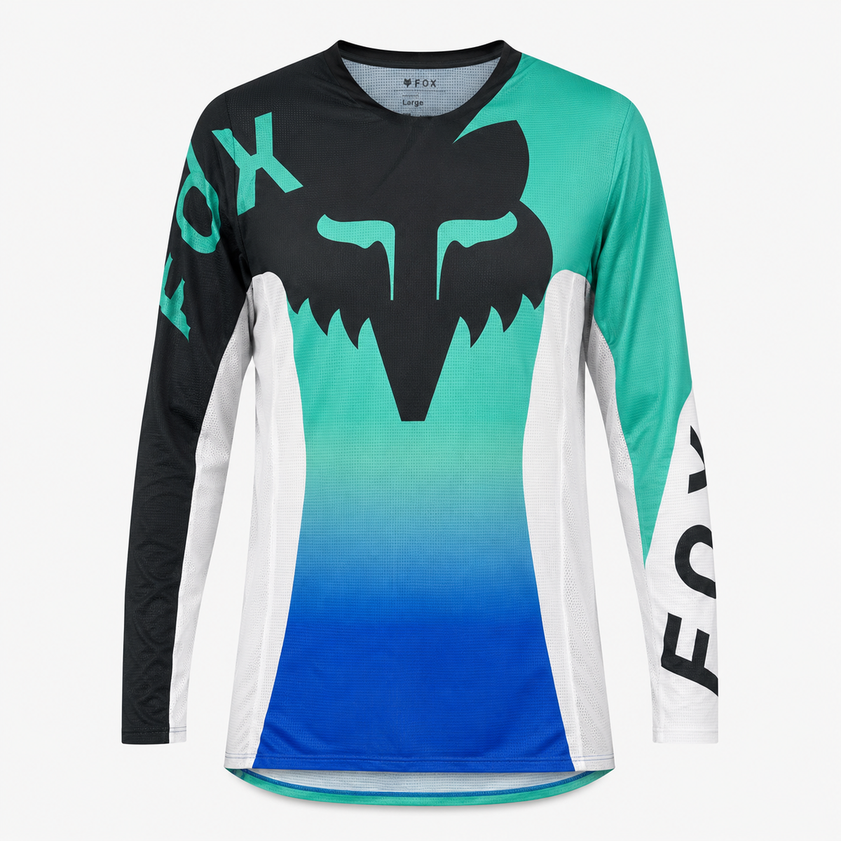 Fox Racing Flexair Spire Jersey – Aqua Blue / Large